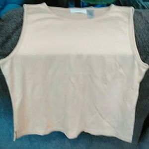 Sleeveless top.